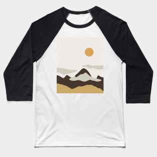 Boho minimal Landscape Baseball T-Shirt